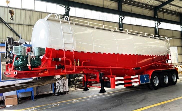 Pembuatan China TONGYA Bulk Cemen Tank Semi Treler