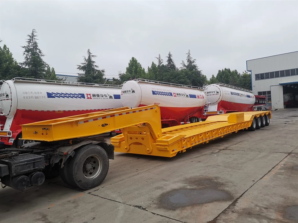 Treler Semi Katil Rendah Gooseneck Hidraulik