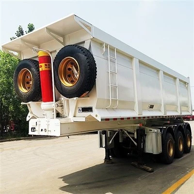 Heavy Hydraulic Lifting Cylinder Rear Tipper Semi Treler Untuk Dijual