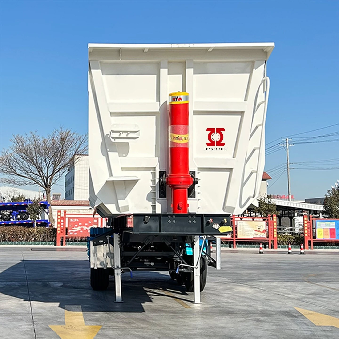 40T REAR DUMP SEMI TRAILER