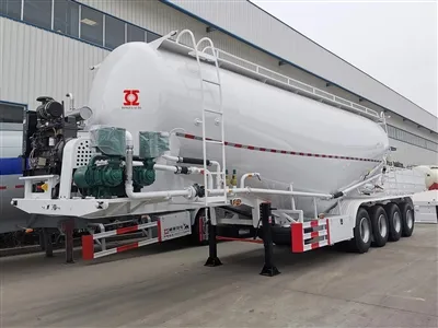Tongya Automobile Co., Ltd-4 Gandar Bulk Cement Tanker Semi Trailer