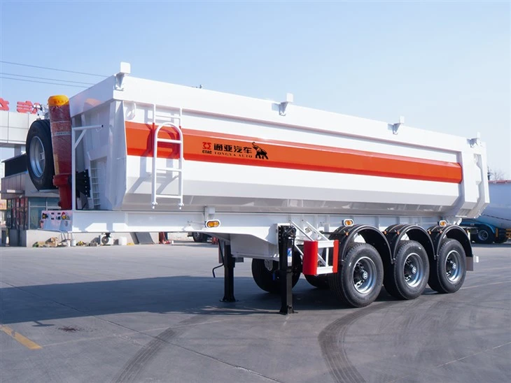 Treler Semi Dump Tayar Tunggal
