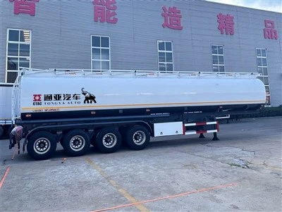 4 Treler Semi Tangki Bahan Api Axle untuk Dijual