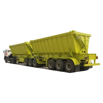Kilang China TONGYA Jenama U Bentuk 3alexs HYVA Hydraulic Lifting Cylinder Super-link Side Dump Treler untuk Dijual