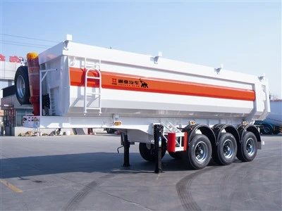 Treler Semi Dump Tayar Tunggal